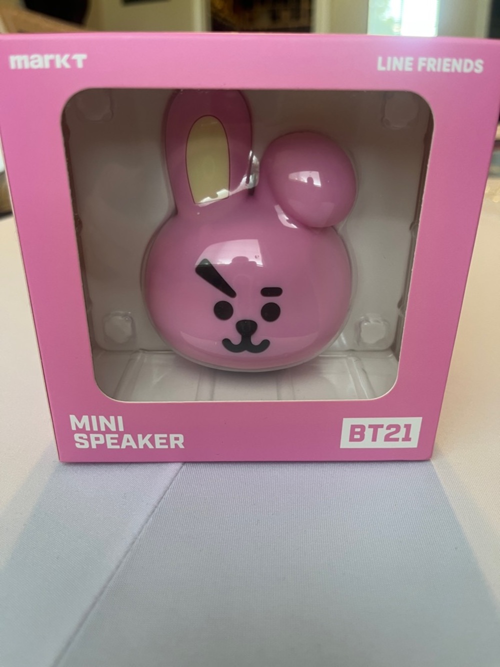 BT21 Cooky Pink Mini Speaker by LINE FRIENDS